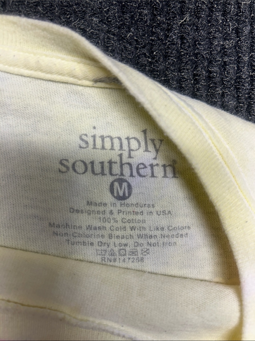 Simply Southern Pastel Tie-Dye Spiral Long Sleeve Tee - Pink, Yellow, Blue, Mint - Picture 2 of 4